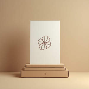 Packaging — Clean Line-art Icon Printed On A Commercial Design #0255 (Gemini)