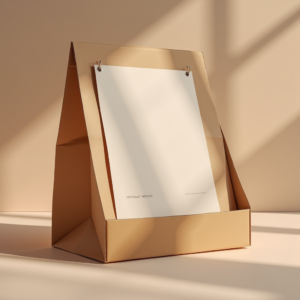 Packaging — Clean Line-art Icon Printed On A Commercial Design #0297 (Seedream)