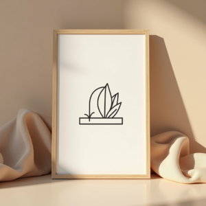 Packaging — Clean Line-art Icon Printed On A Commercial Design #0339 (Gemini)