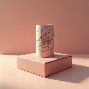 Packaging — Duotone Illustrated Design Wrapped Around A Commercial Design #0083 (Midjourney)