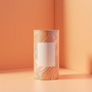 Packaging — Duotone Illustrated Design Wrapped Around A Commercial Design #0119 (Midjourney)