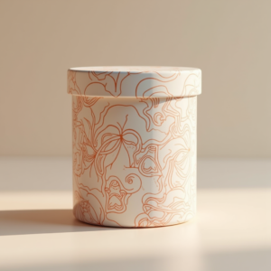 Packaging — Duotone Illustrated Design Wrapped Around A Commercial Design #0131 (Midjourney)