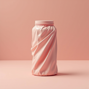 Packaging — Duotone Illustrated Design Wrapped Around A Commercial Design #0143 (Midjourney)