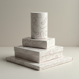 Packaging — Duotone Illustrated Design Wrapped Around A Commercial Design #0173 (Firefly)