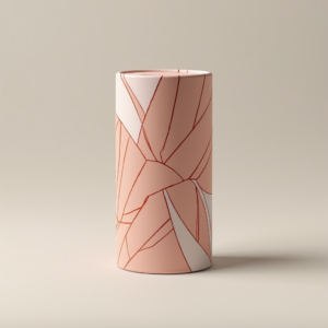 Packaging — Duotone Illustrated Design Wrapped Around A Commercial Design #0239 (Midjourney)