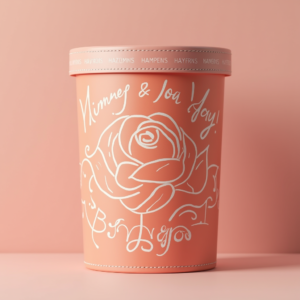 Packaging — Duotone Illustrated Design Wrapped Around A Commercial Design #0251 (Midjourney)