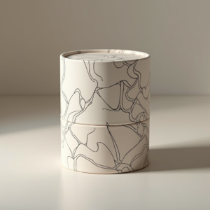 Packaging — Duotone Illustrated Design Wrapped Around A Commercial Design #0275 (Midjourney)