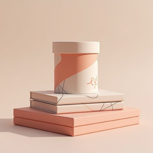 Packaging — Duotone Illustrated Design Wrapped Around A Commercial Design #0329 (Firefly)