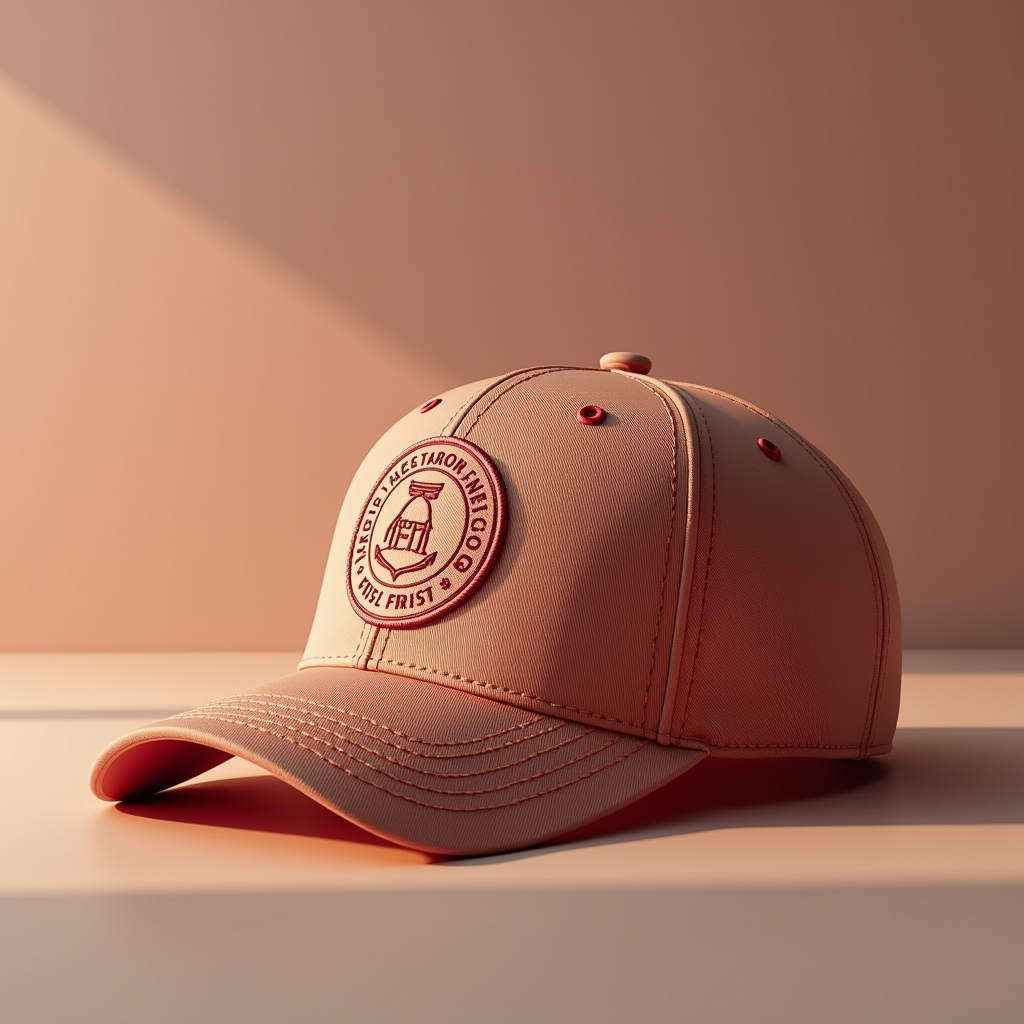 Packaging — Embroidered-style Emblem Mockup On A Structured Commercial Design #0130 (Dreamina)