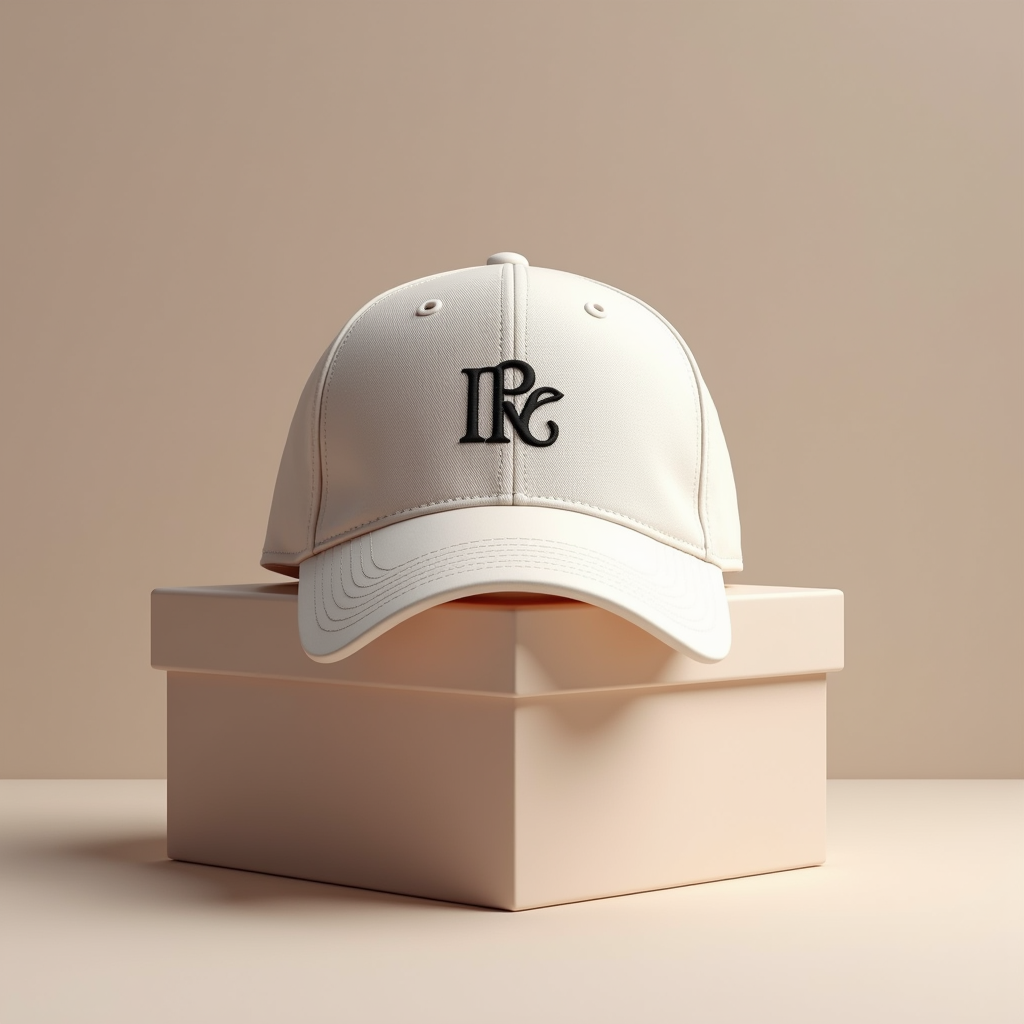 Packaging — Embroidered-style Emblem Mockup On A Structured Commercial Design #0160 (ChatGPT)