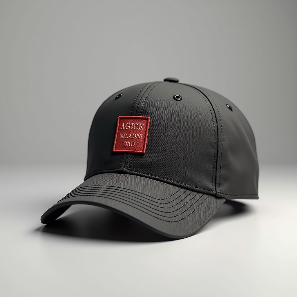 Packaging — Embroidered-style Emblem Mockup On A Structured Commercial Design #0190 (Dreamina)
