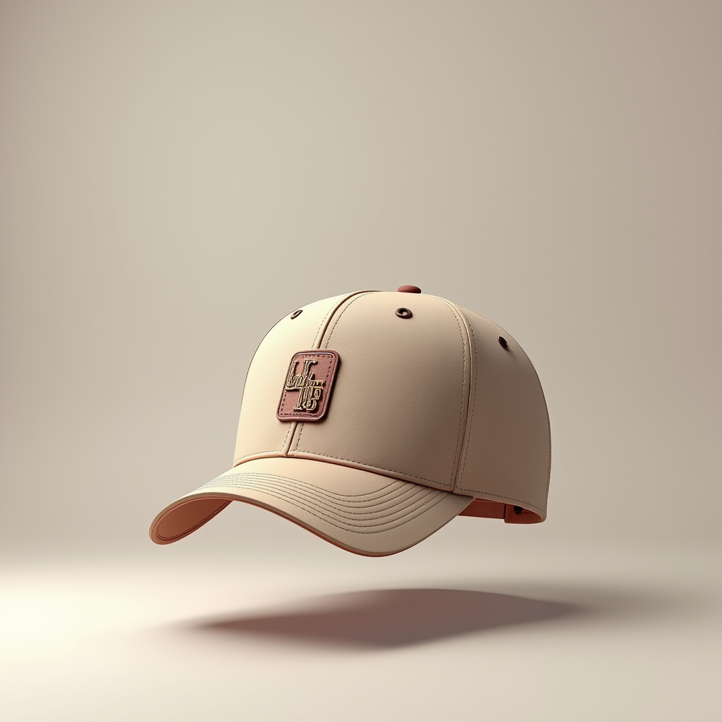 Packaging — Embroidered-style Emblem Mockup On A Structured Commercial Design #0196 (ChatGPT)