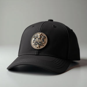 Packaging — Embroidered-style Emblem Mockup On A Structured Commercial Design #0214 (Dreamina)