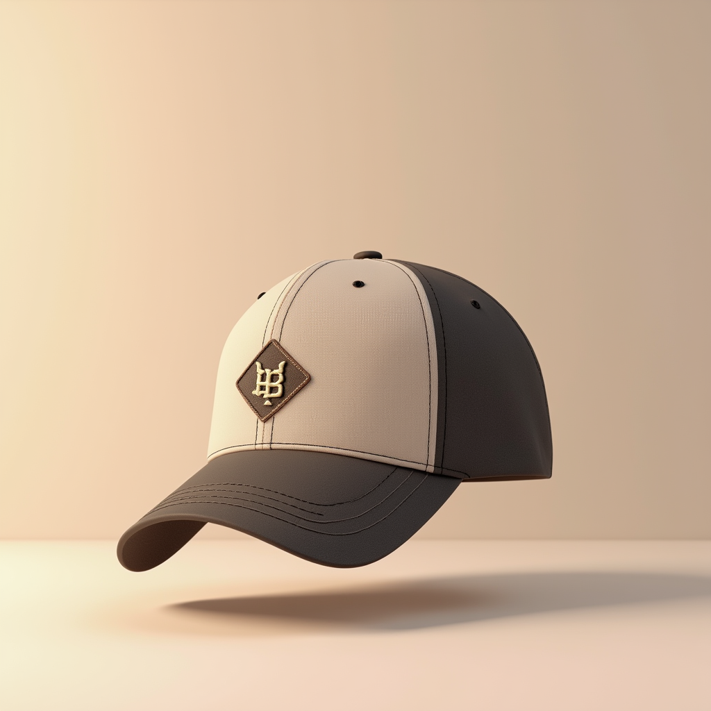 Packaging — Embroidered-style Emblem Mockup On A Structured Commercial Design #0244 (ChatGPT)
