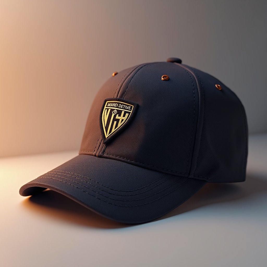Packaging — Embroidered-style Emblem Mockup On A Structured Commercial Design #0274 (Dreamina)