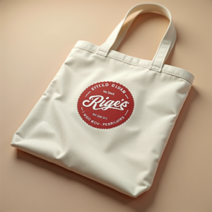 Packaging — Retro Badge-style Logo Centered On A Commercial Design #0096 (Stable Diffusion)