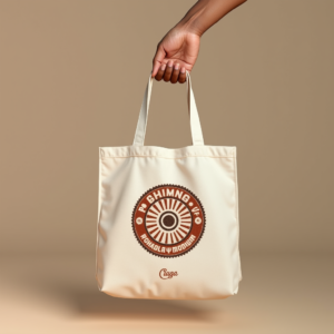 Packaging — Retro Badge-style Logo Centered On A Commercial Design #0264 (Stable Diffusion)