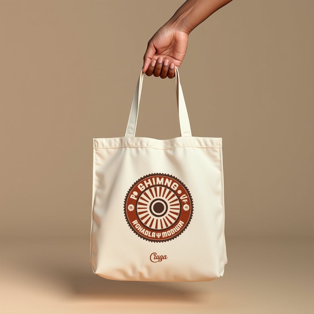 Packaging — Retro Badge-style Logo Centered On A Commercial Design #0264 (Stable Diffusion)