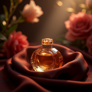 Perfume — Faceted Gemstone Ring Nestled In Dark Product Ads #0113 (Recraft)