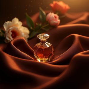 Perfume — Faceted Gemstone Ring Nestled In Dark Product Ads #0131 (Stable Diffusion)