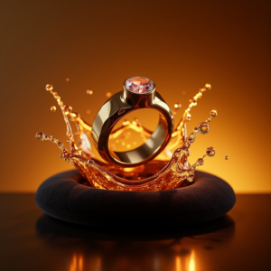 Perfume — Faceted Gemstone Ring Nestled In Dark Product Ads #0256 (Firefly)