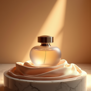 Perfume — Frosted-glass Cosmetics Jar With A Brushed-silver Product Ads #0098 (Gemini)