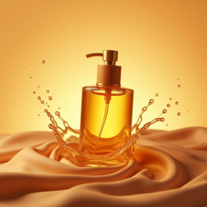 Perfume — Minimalist Skincare Bottle With A Bamboo Product Ads #0281 (Recraft)