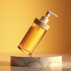 Perfume — Minimalist Skincare Bottle With A Bamboo Product Ads #0293 (Recraft)