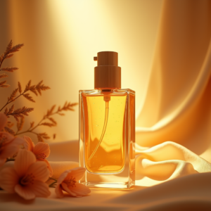 Perfume — Minimalist Skincare Bottle With A Bamboo Product Ads #0347 (Stable Diffusion)