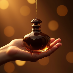 Perfume — Rich Dark-chocolate Dessert With A Glossy Product Ads #0230 (Gemini)