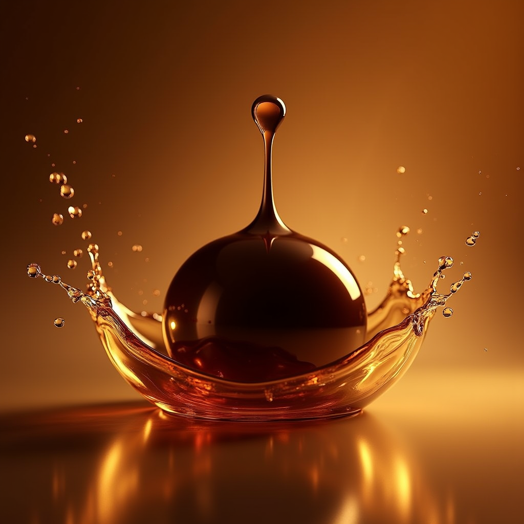 Perfume — Rich Dark-chocolate Dessert With A Glossy Product Ads #0260 (Seedream)