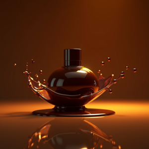 Perfume — Rich Dark-chocolate Dessert With A Glossy Product Ads #0266 (Gemini)