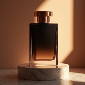 Perfume — Sleek Matte-black Perfume Bottle With A Product Ads #0103 (Leonardo)