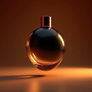 Perfume — Sleek Matte-black Perfume Bottle With A Product Ads #0145 (Krea)