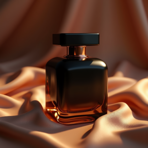 Perfume — Sleek Matte-black Perfume Bottle With A Product Ads #0169 (Krea)