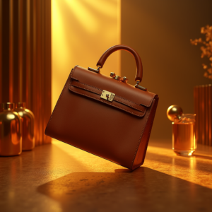 Perfume — Tailored Leather Handbag With Polished Gold Product Ads #0184 (Firefly)