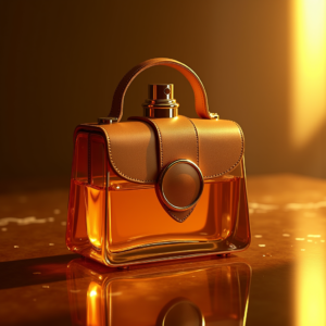 Perfume — Tailored Leather Handbag With Polished Gold Product Ads #0196 (Firefly)