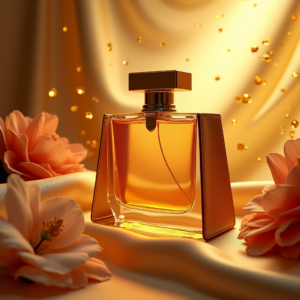 Perfume — Tailored Leather Handbag With Polished Gold Product Ads #0345 (Dreamina)