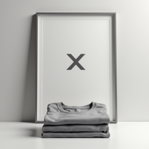 Poster — Bold Minimalist Logo Mark Centered On Commercial Design #0133 (Midjourney)