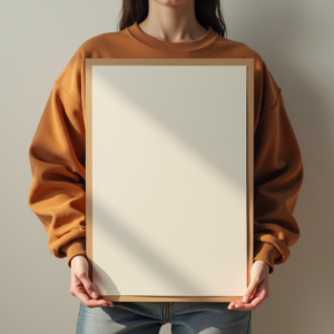 Poster — Clean Line-art Icon Printed On A Commercial Design #0003 (FLUX)