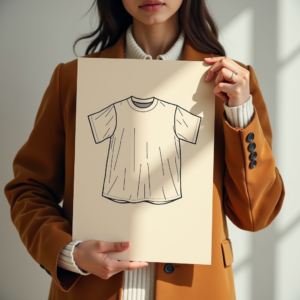 Poster — Clean Line-art Icon Printed On A Commercial Design #0009 (Ideogram)