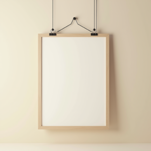 Poster — Clean Line-art Icon Printed On A Commercial Design #0051 (FLUX)