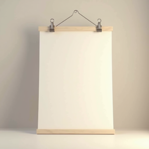 Poster — Clean Line-art Icon Printed On A Commercial Design #0087 (FLUX)