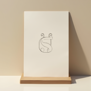 Poster — Clean Line-art Icon Printed On A Commercial Design #0135 (FLUX)