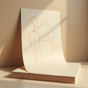 Poster — Clean Line-art Icon Printed On A Commercial Design #0171 (FLUX)