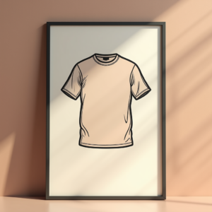 Poster — Clean Line-art Icon Printed On A Commercial Design #0189 (Ideogram)