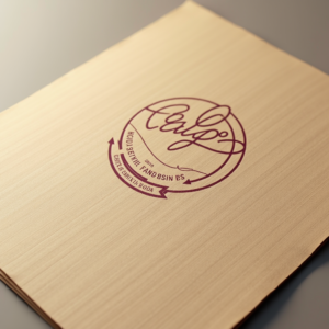 Poster — Clean Line-art Icon Printed On A Commercial Design #0201 (Ideogram)