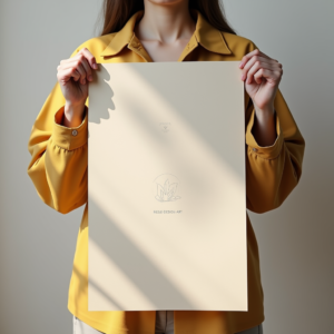 Poster — Clean Line-art Icon Printed On A Commercial Design #0219 (FLUX)