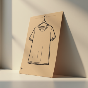 Poster — Clean Line-art Icon Printed On A Commercial Design #0275 (Seedream)