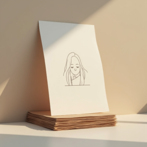 Poster — Clean Line-art Icon Printed On A Commercial Design #0293 (Gemini)